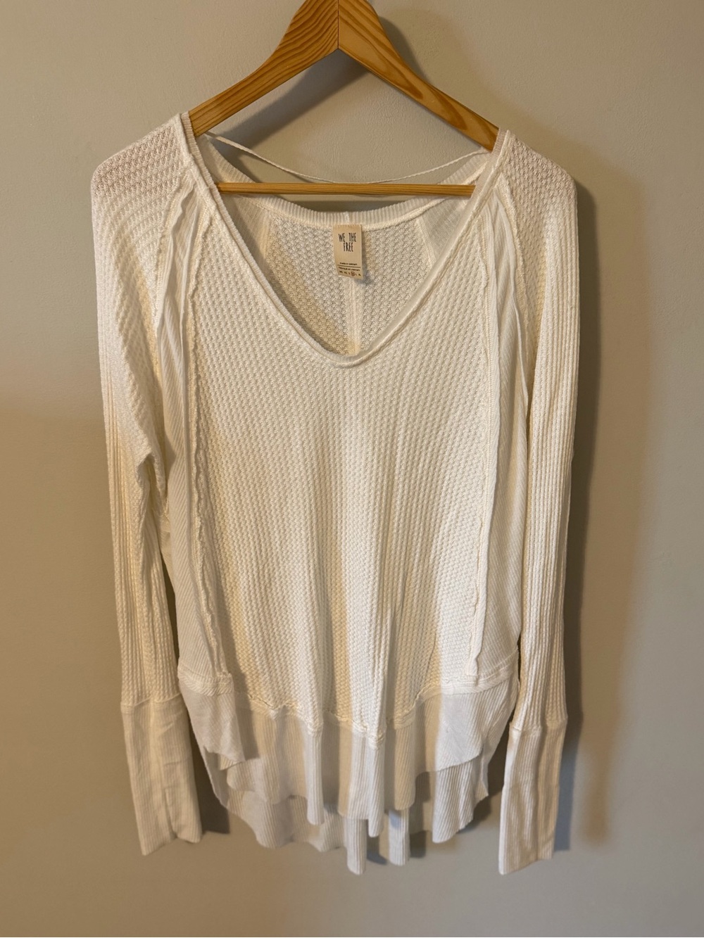 Free People Catalina Thermal Top Ivory Medium - Picture 2 of 8